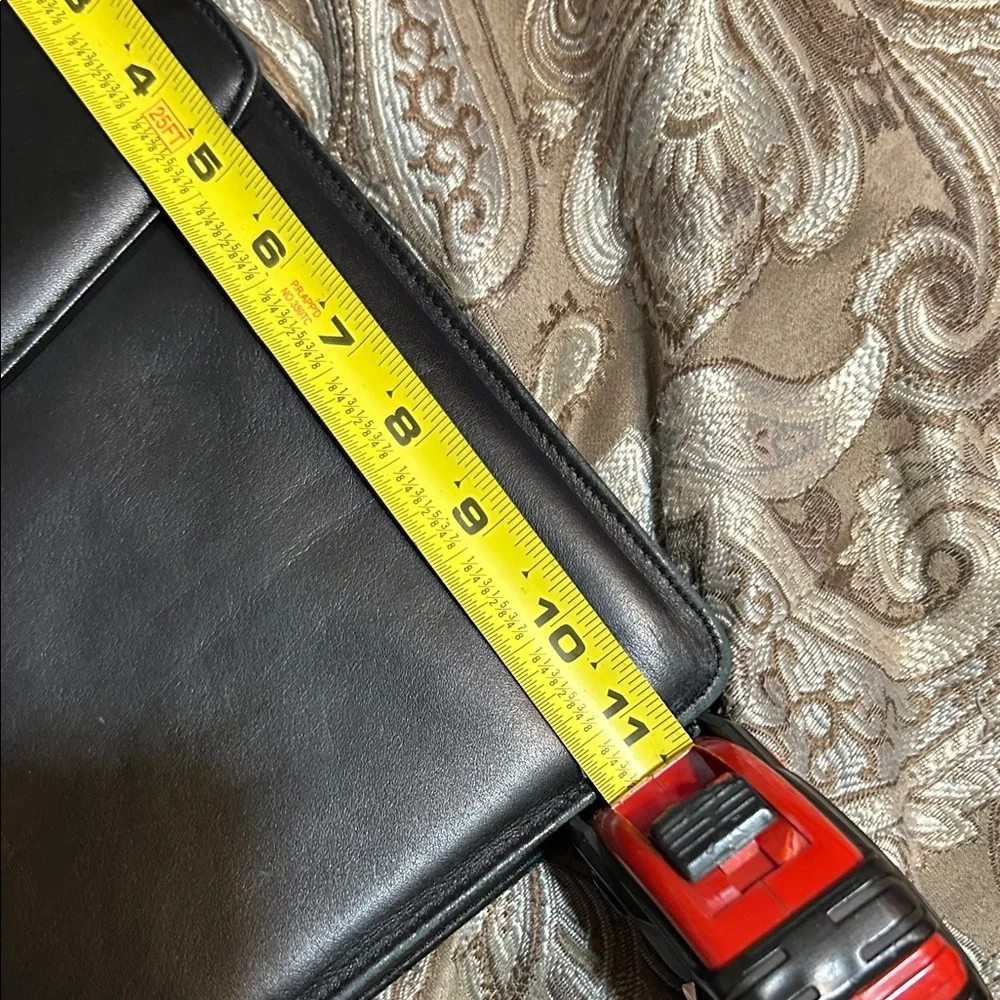 Elegant Black Leather Briefcase for Men